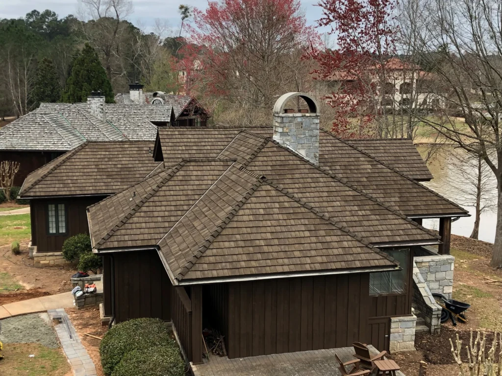 A home with CEDUR synthetic roofing.