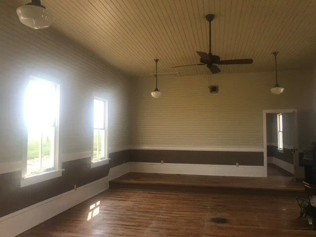Unfinished room in a historical site.