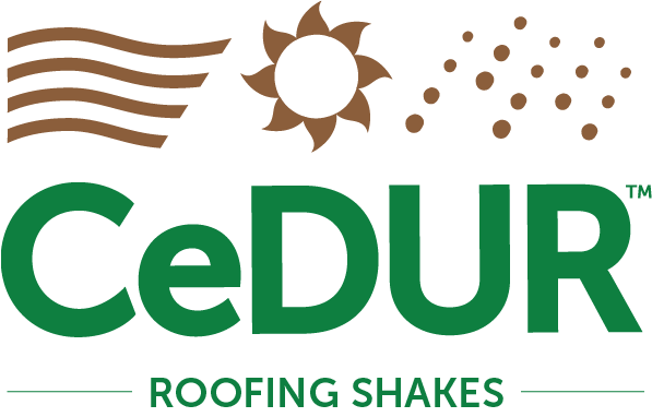 CEDUR roofing shakes logo