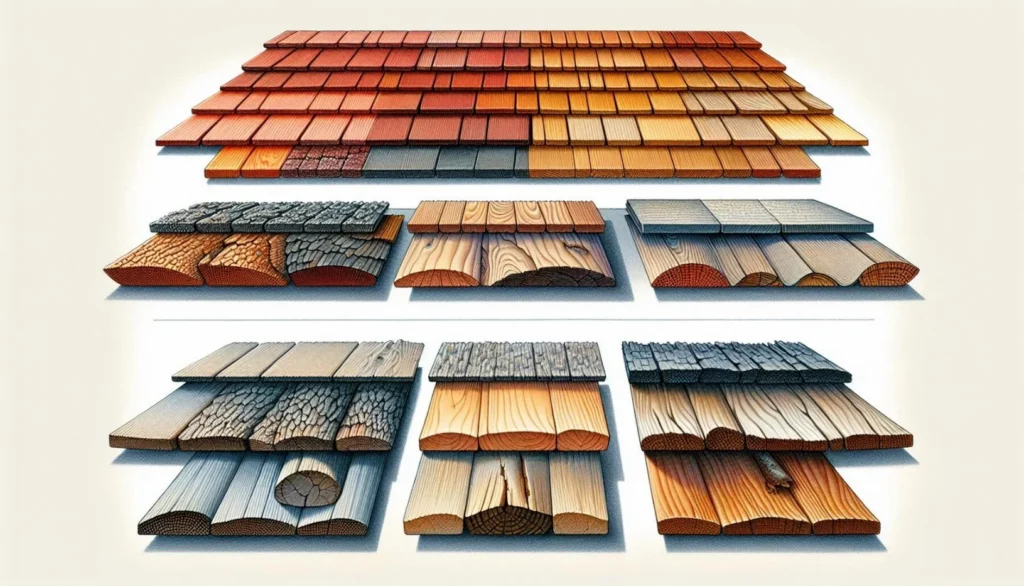 Types of Wood Shake Shingles