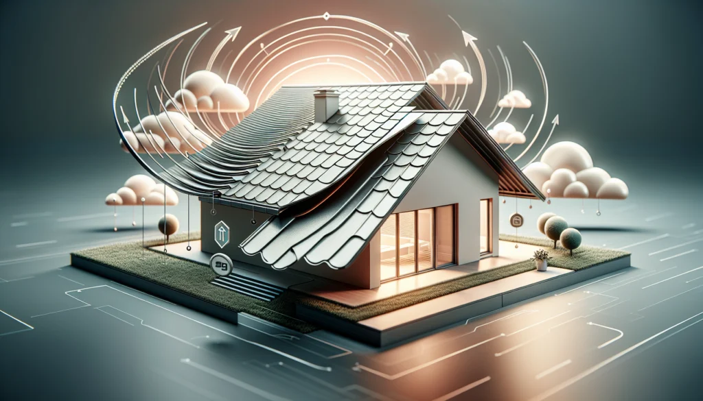 Image of home and how wind works.