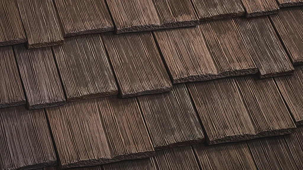synthetic shake shingle roof
