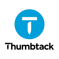 Thumbtack company logo.