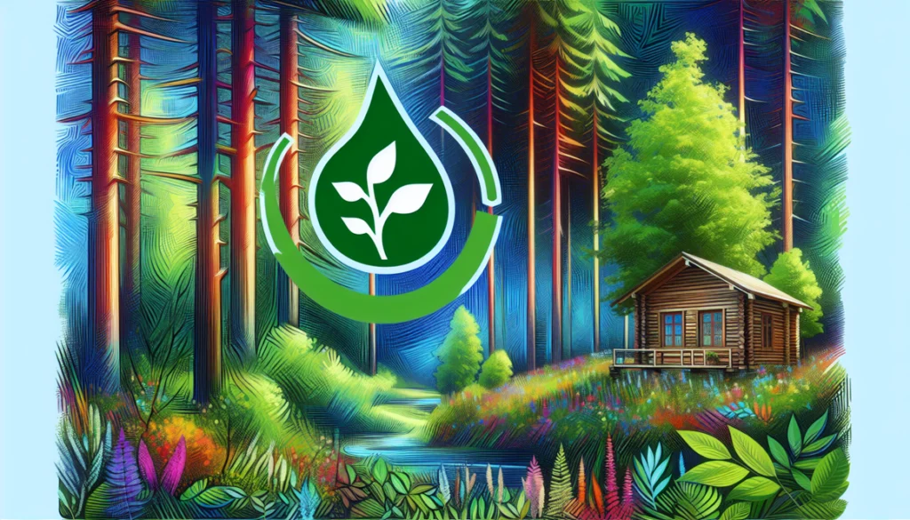 Illustration of Sustainably Sourced Wood Products.