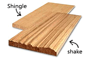 Shingle vs Shake examples