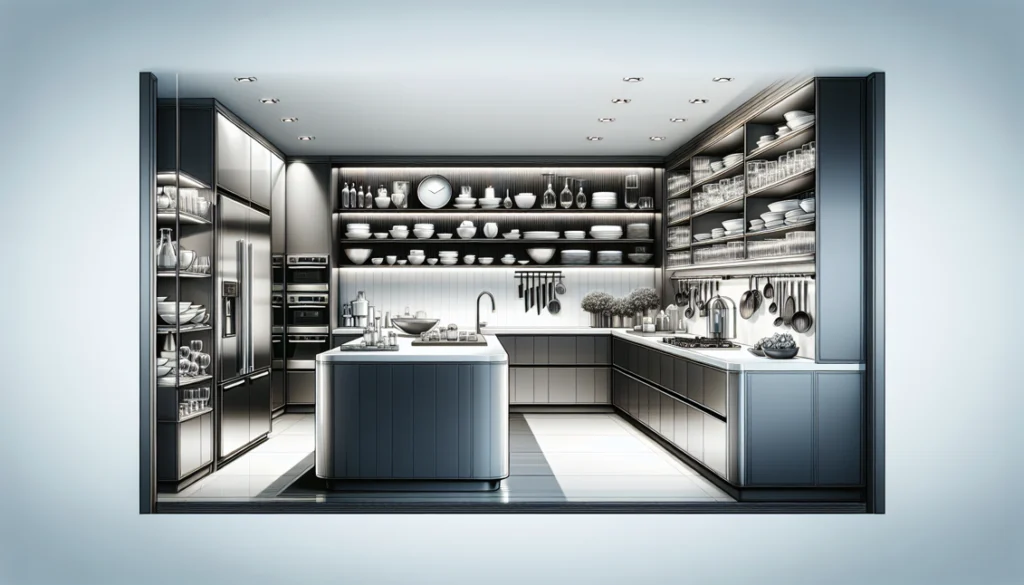 Sleek and functional modern kitchen design