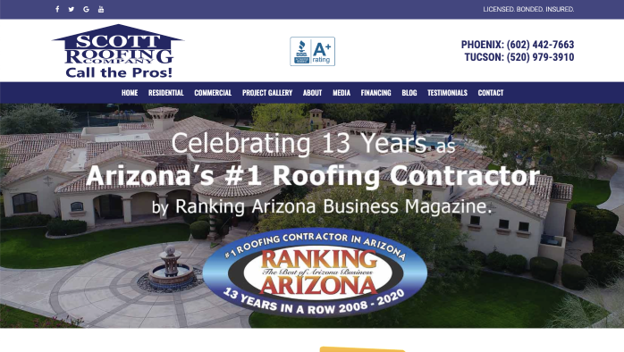 Scott Roofing in Phoenix.