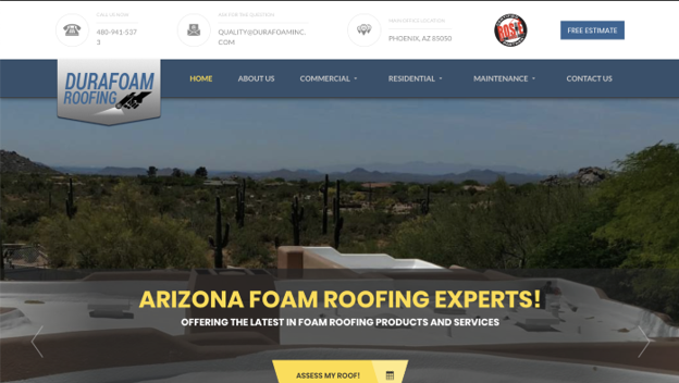 Durafoam Arizona website picture.