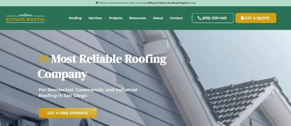 Kennedy Roofing in San Diego.