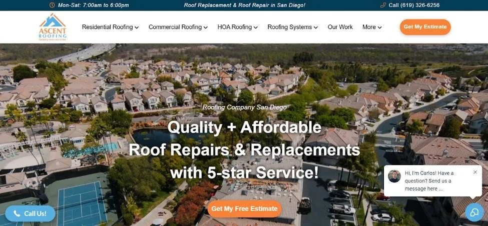 Ascent roofing image.