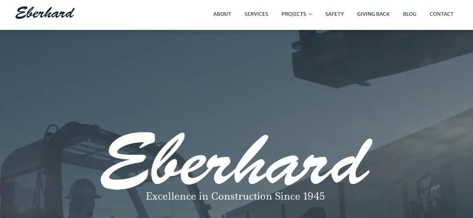 Eberhard website screenshot.