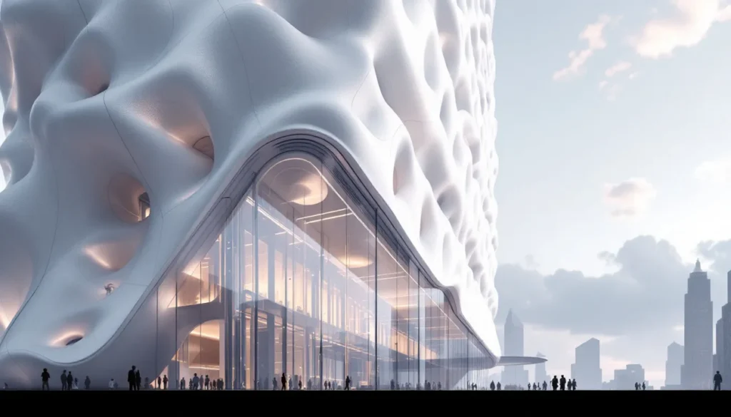 Innovative Noncombustible Materials on a building.