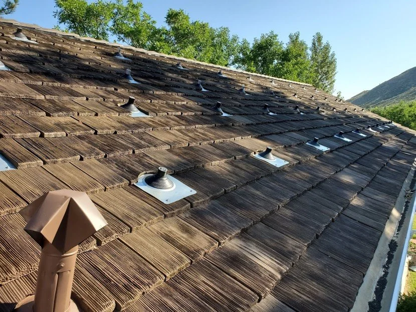 CEDUR roofing up close.