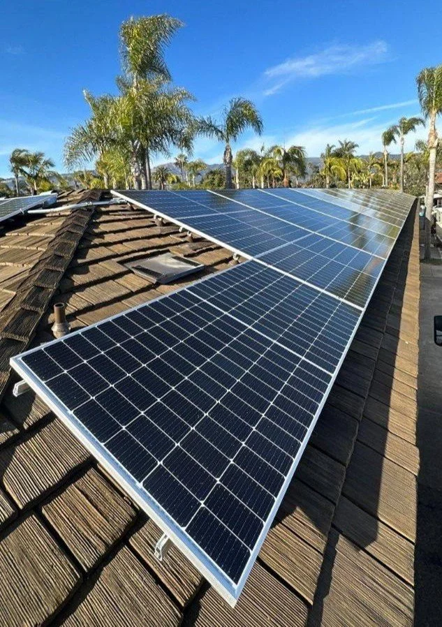 CEDUR roofing with solar panels.