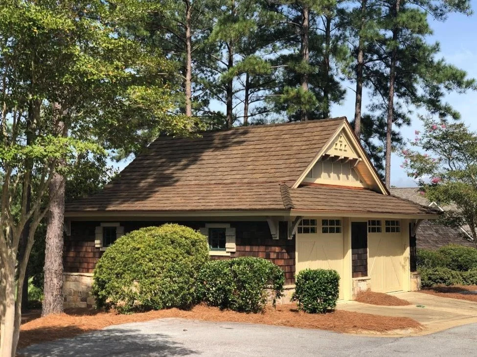 Bonnet style roof.