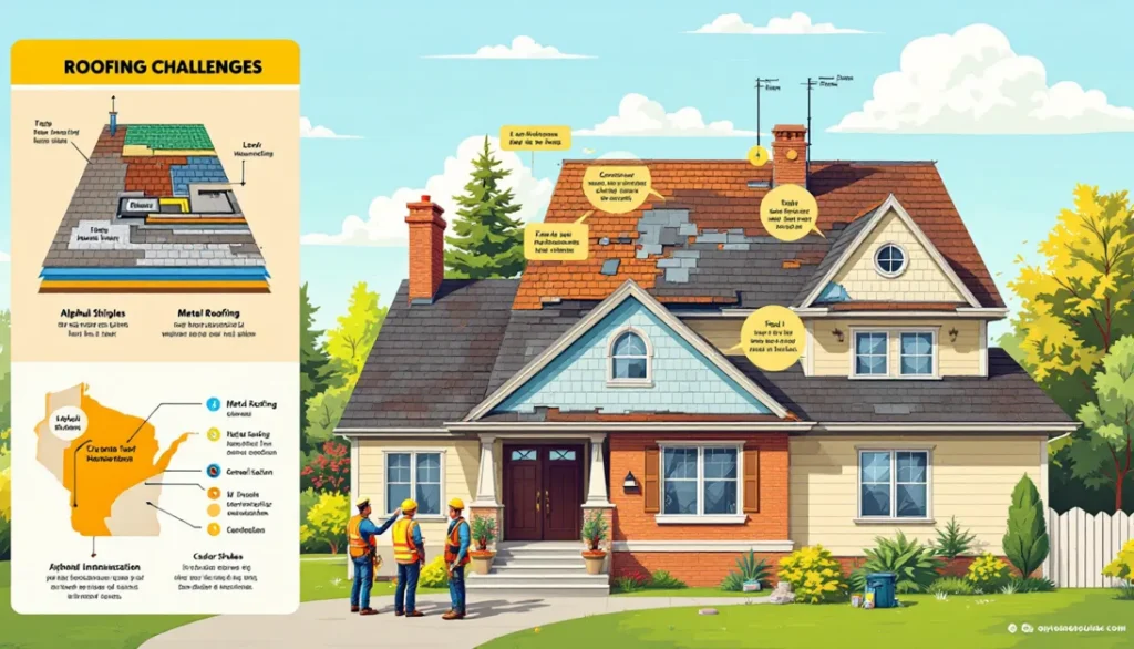 Image of additional  maintenance tips for Wisconsin roofs. 