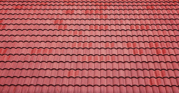 Clay roofing materials.