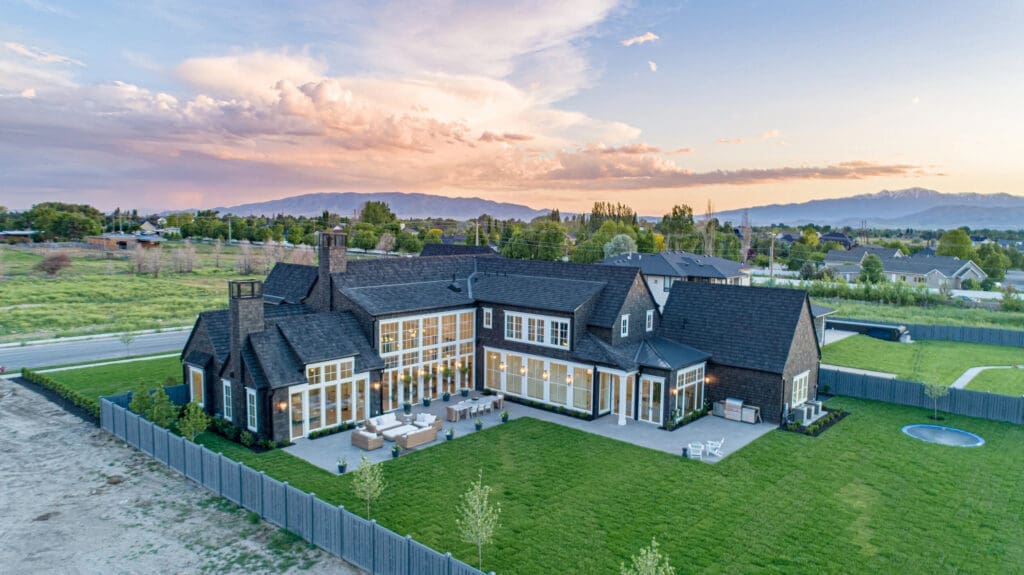 Cambridge Home Company home with CEDUR roofing featured at the Utah Valley Parade of Homes.