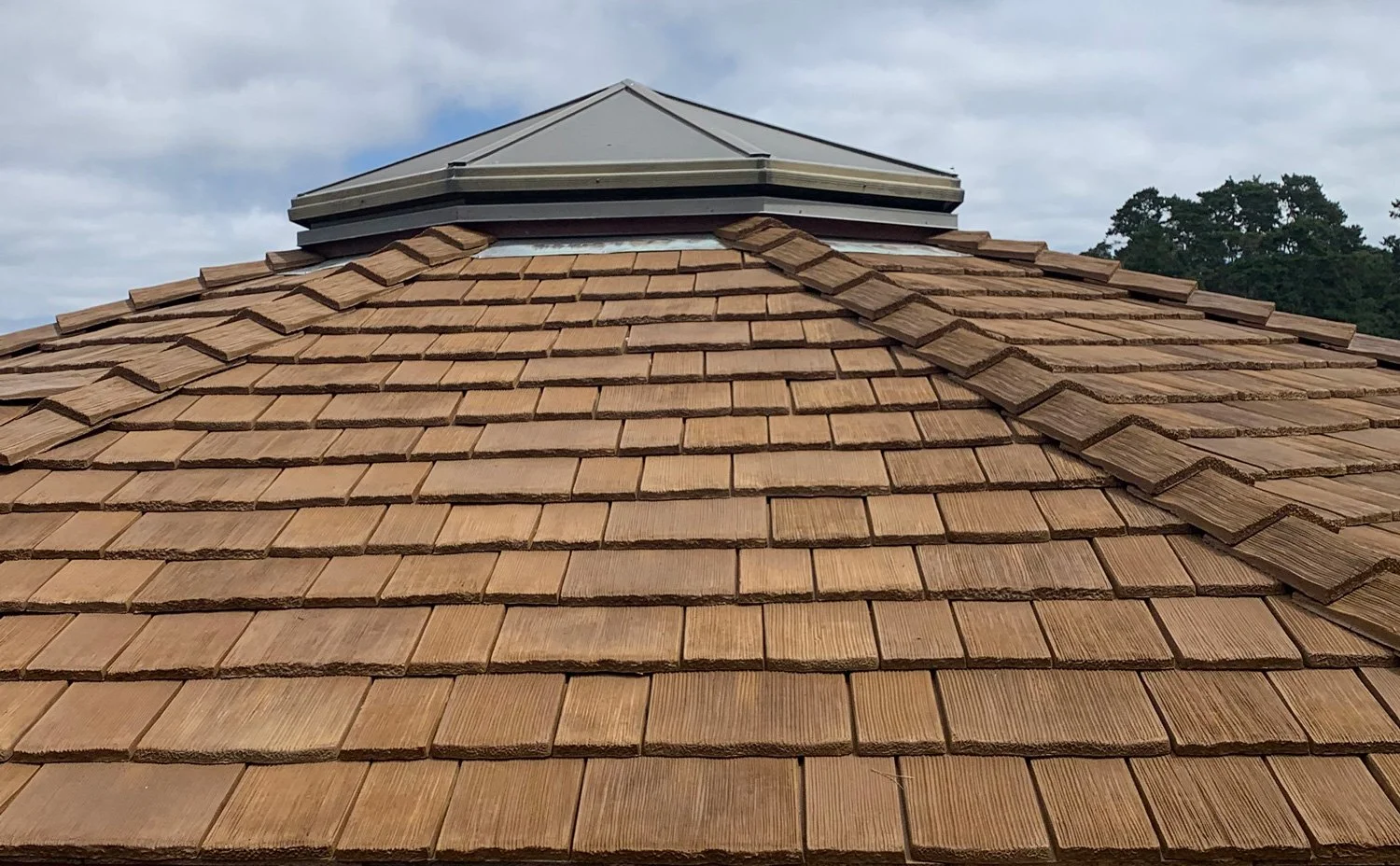 straight course CEDUR roof installation