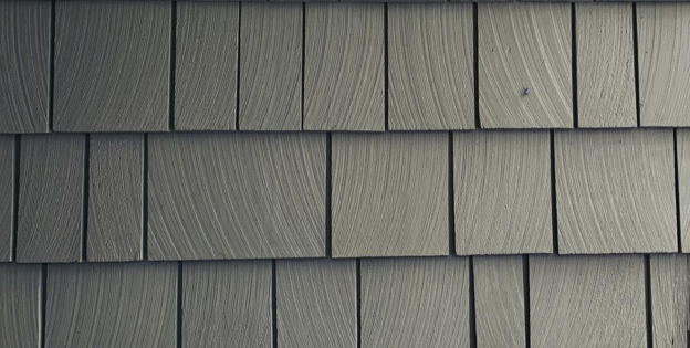 An example image of vinyl cedar shake siding.