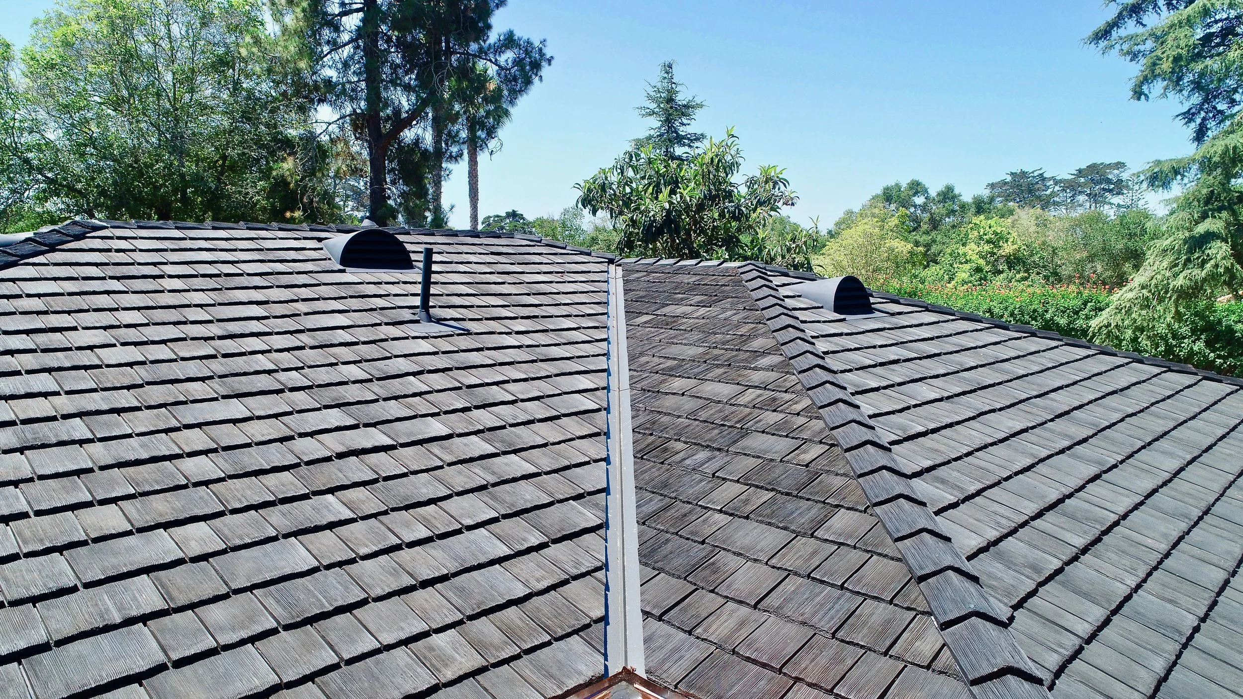 Energy efficient roofing materials.