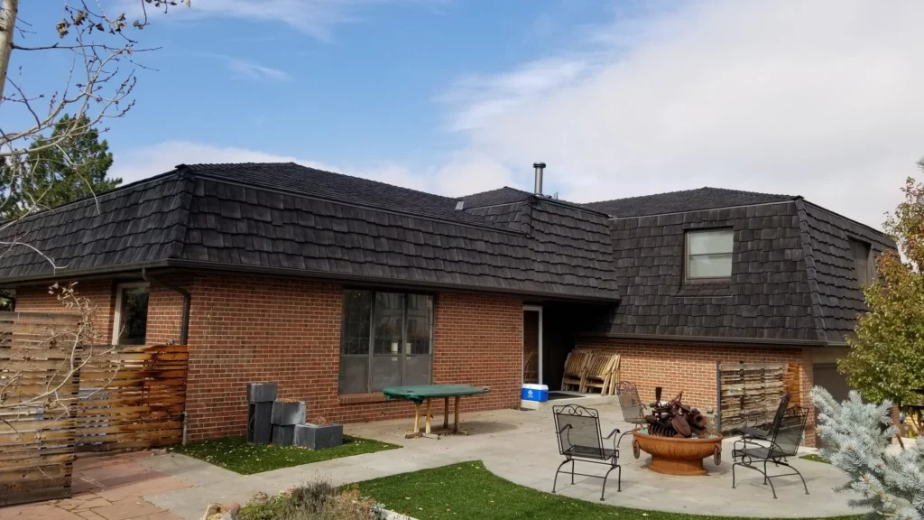CEDUR shingles used as siding material.