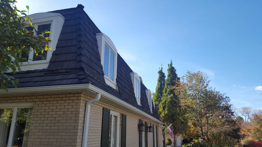 Wood shake siding material.