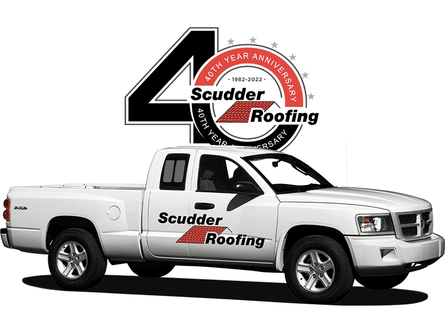 Scudder Roofing Truck