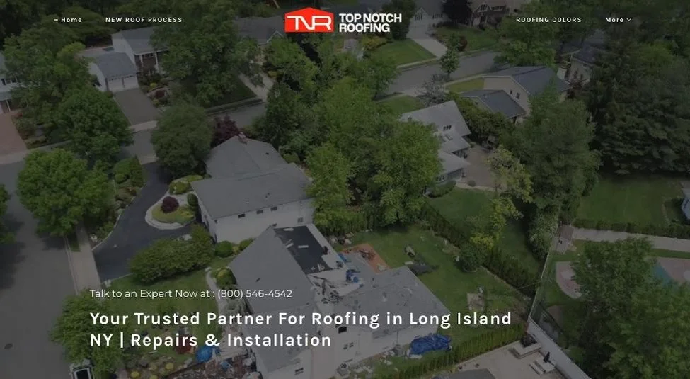 Top Notch Roofing website.